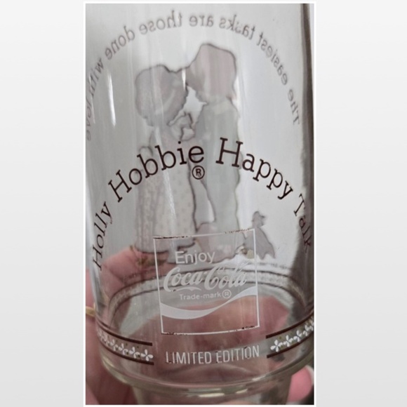 Vintage Holly Hobbie Cup Happy Talk Glass Limited Edition Coca-Cola - Picture 12 of 15